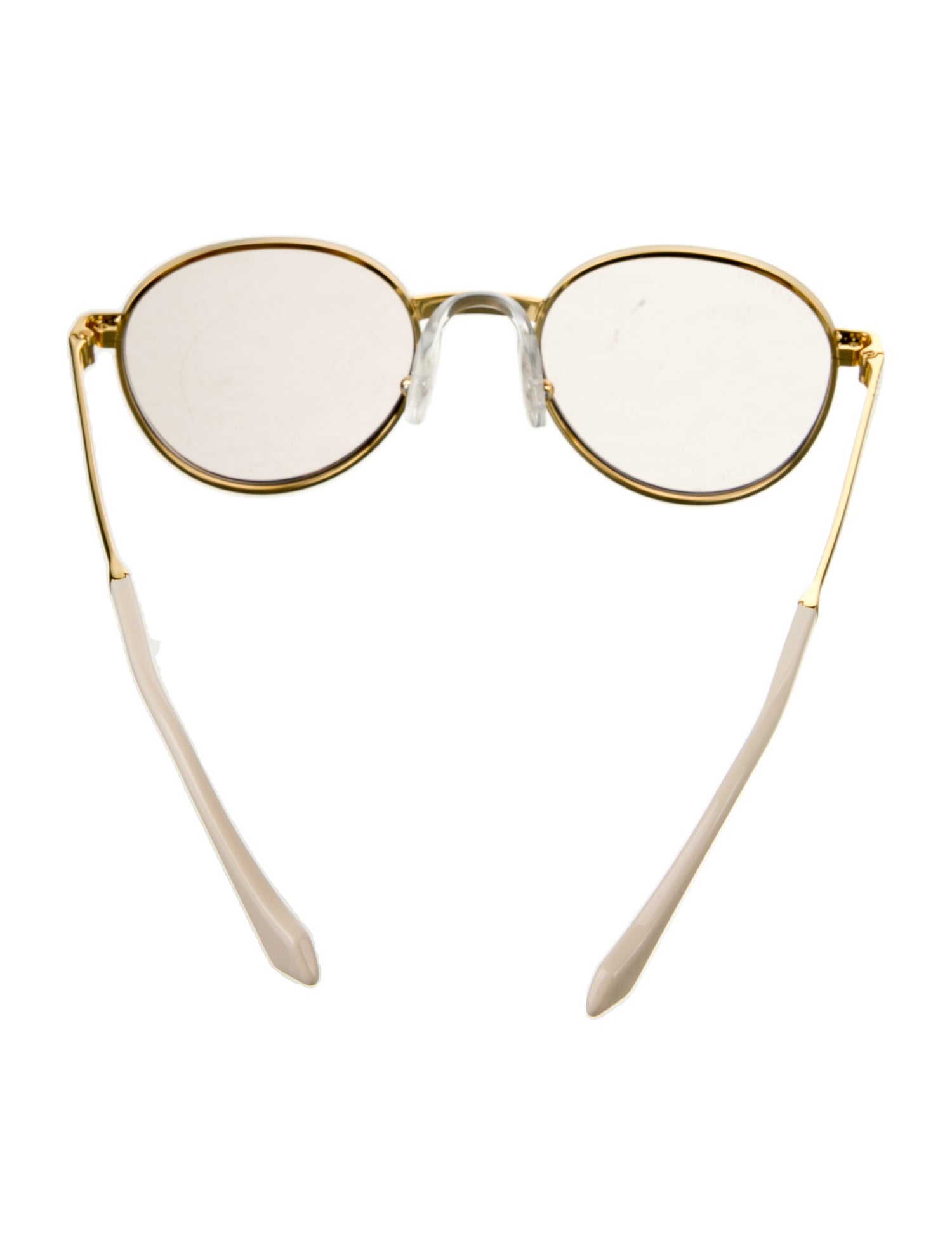 Gucci Interlocking G Logo Round Sunglasses