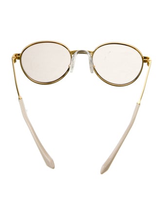 Gucci Interlocking G Logo Round Sunglasses