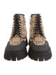 Gucci GG Canvas Canvas Lace-Up Boots