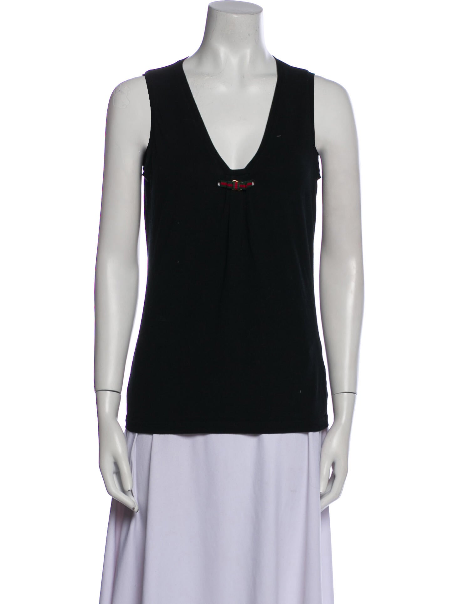 Gucci V-Neck Sleeveless Top