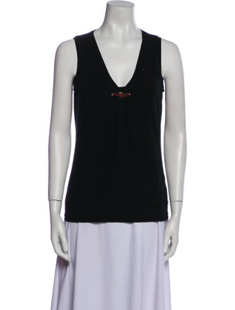 Gucci V-Neck Sleeveless Top