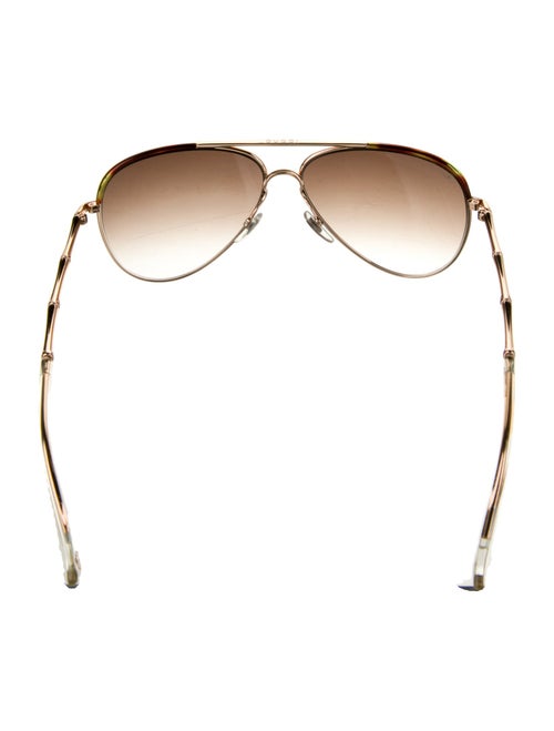 Gucci Interlocking G Logo Aviator Sunglasses