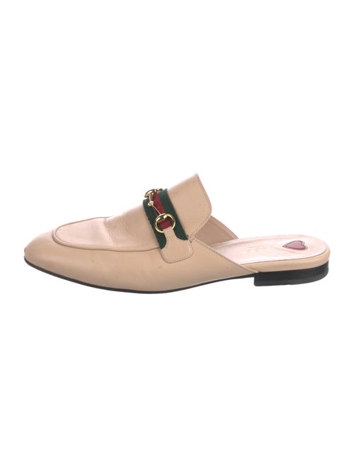 Gucci Horsebit Accent Leather Mules