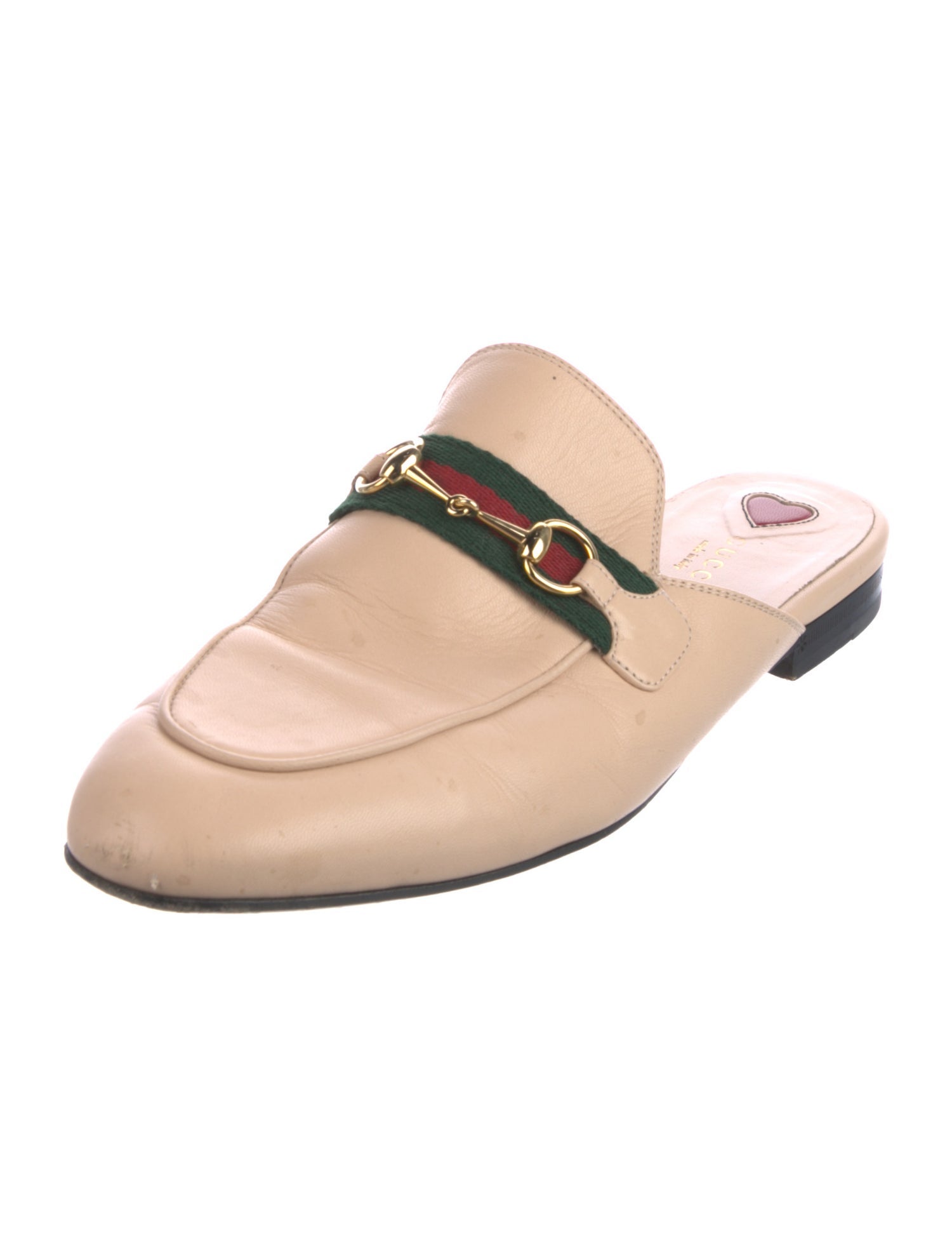 Gucci Horsebit Accent Leather Mules