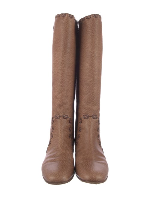 Gucci Leather Riding Boots