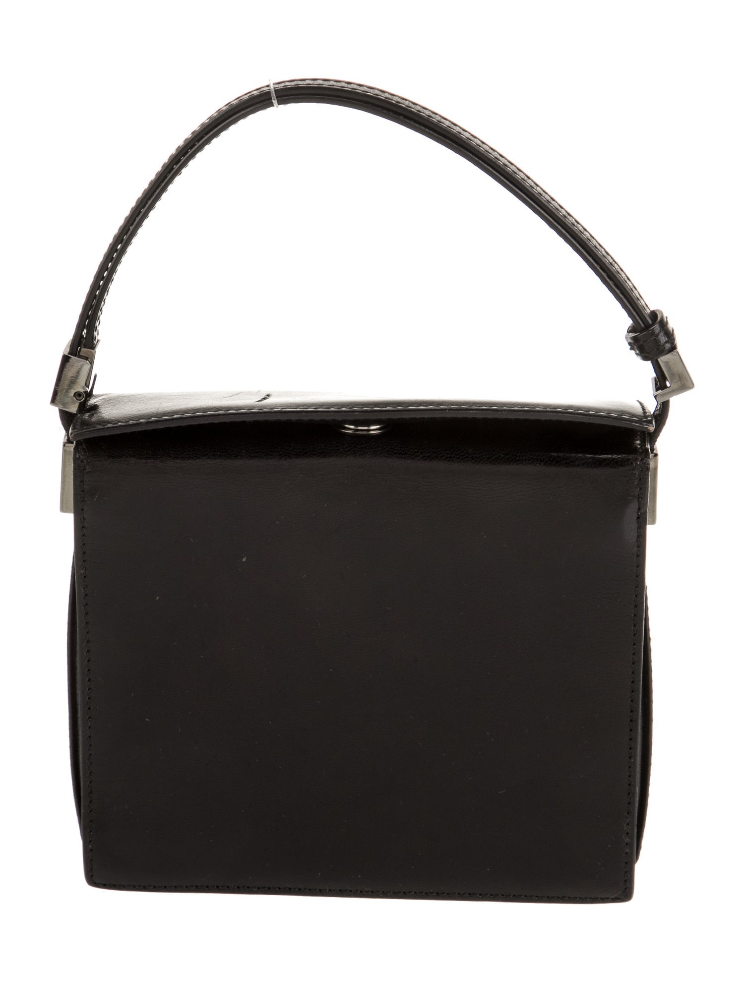 Gucci Leather Top Handle Bag Vintage