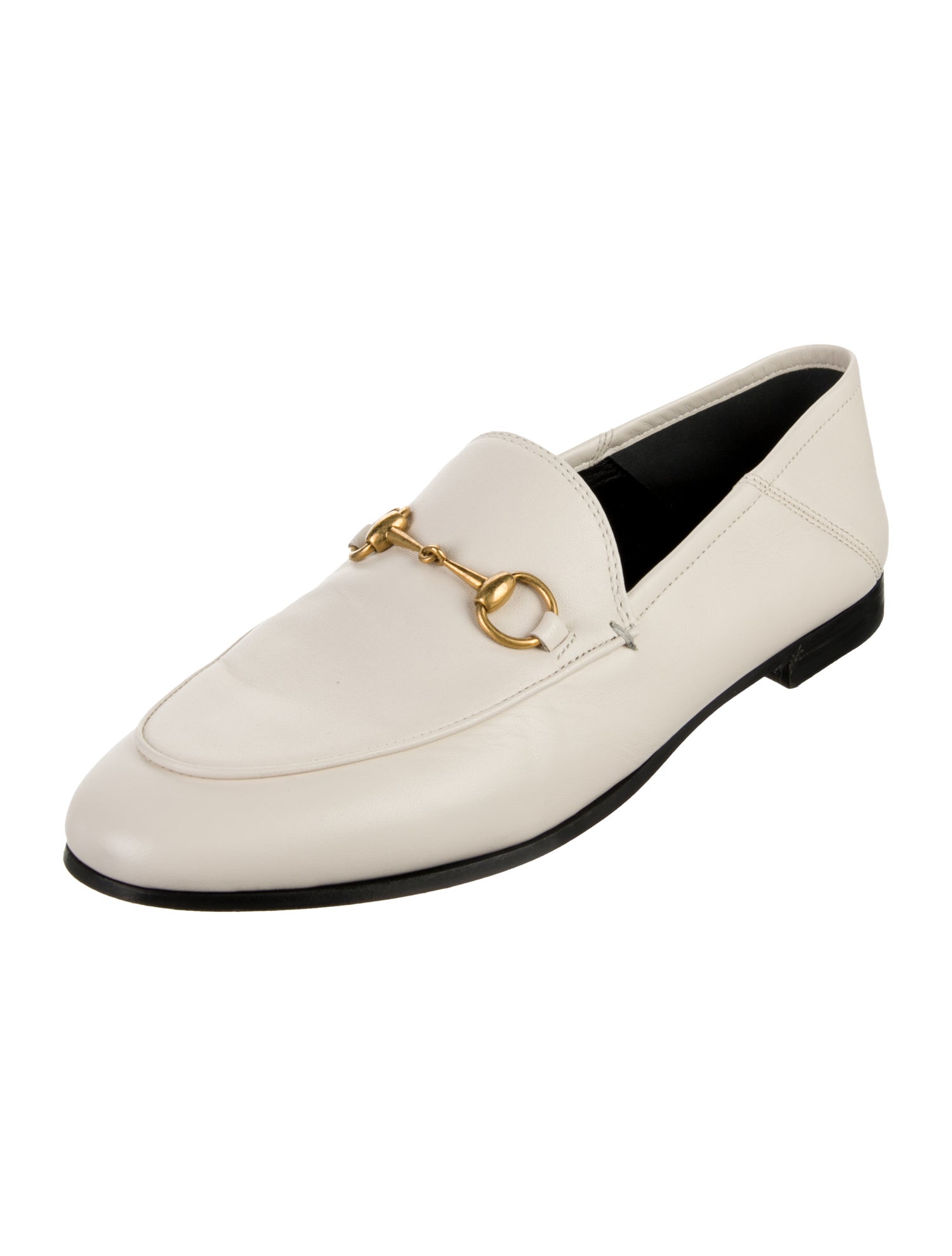 Gucci Horsebit Accent Leather Loafers