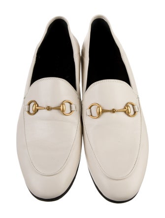 Gucci Horsebit Accent Leather Loafers