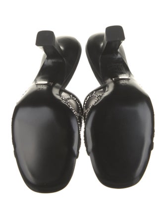 Gucci GG Crystal Mesh Slides