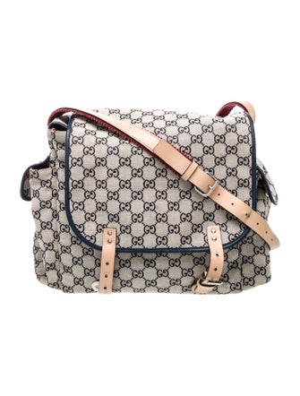 Gucci GG Canvas Diaper Bag
