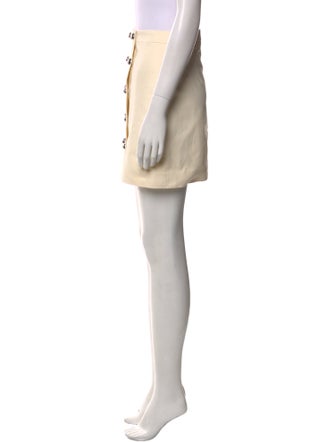 Gucci Leather Mini Skirt