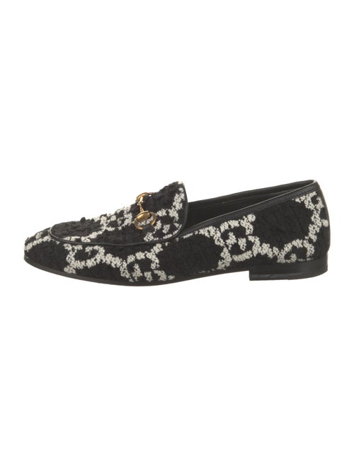 Gucci Horsebit Accent Printed Loafers