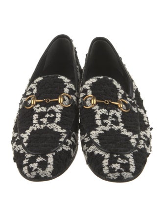 Gucci Horsebit Accent Printed Loafers