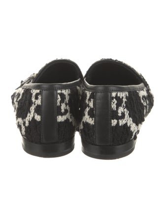 Gucci Horsebit Accent Printed Loafers
