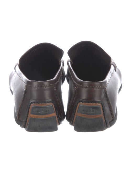 Gucci Horsebit Accent Leather Loafers