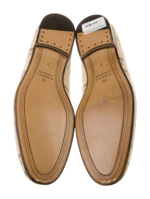 Gucci Horsebit Accent Leather Dress Loafers