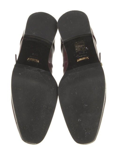 Gucci Double G Logo Leather Boots