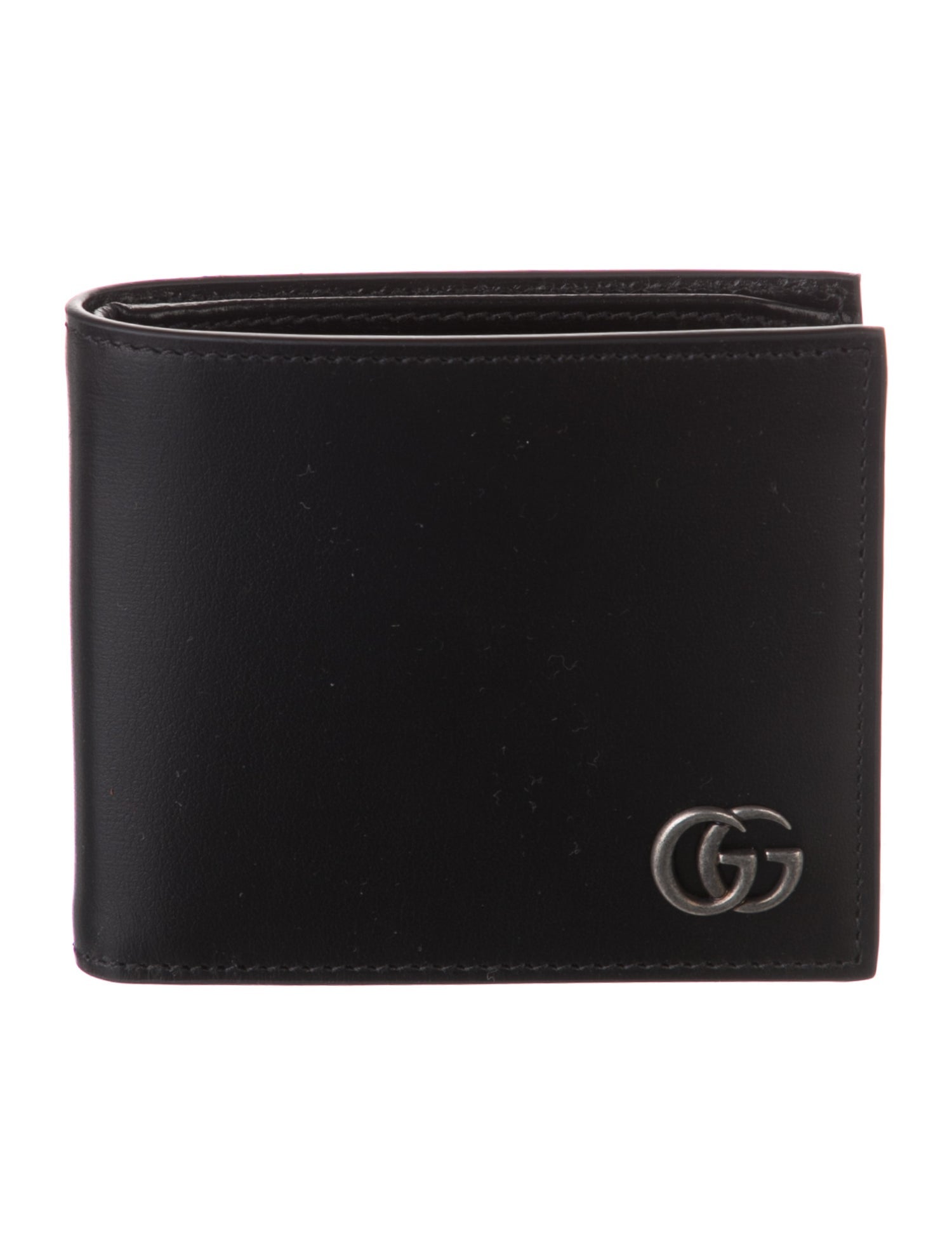 Gucci Bi-Fold Leather Wallet Double G Logo Bifold Wallet w/ Tags