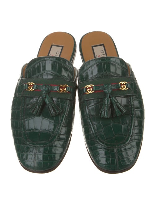Gucci Nojum Leather Slippers