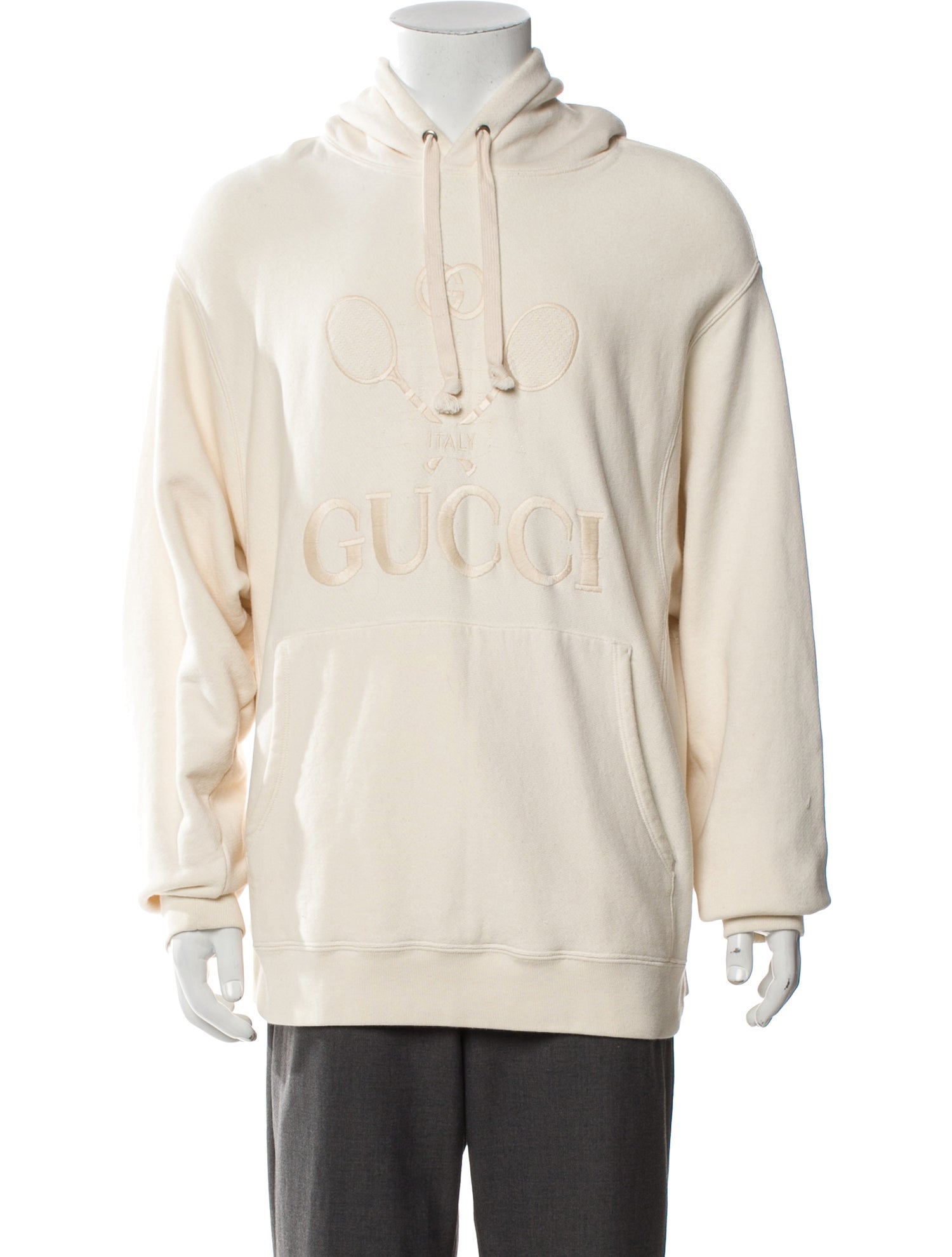 Gucci Interlocking G Logo Crew Neck Hoodie