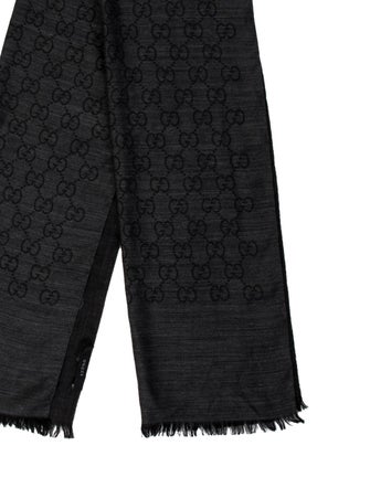 Gucci Wool GG Logo Scarf