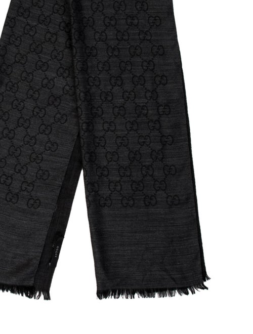 Gucci Wool GG Logo Scarf