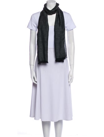 Gucci Wool GG Logo Scarf