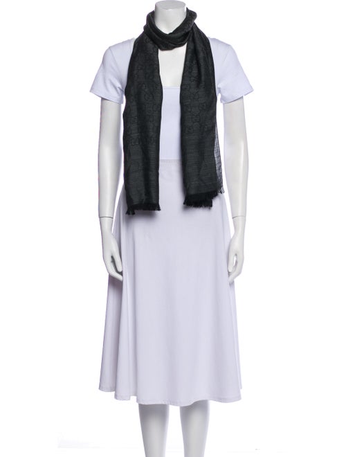 Gucci Wool GG Logo Scarf