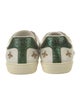 Gucci Web Accent Leather Sneakers