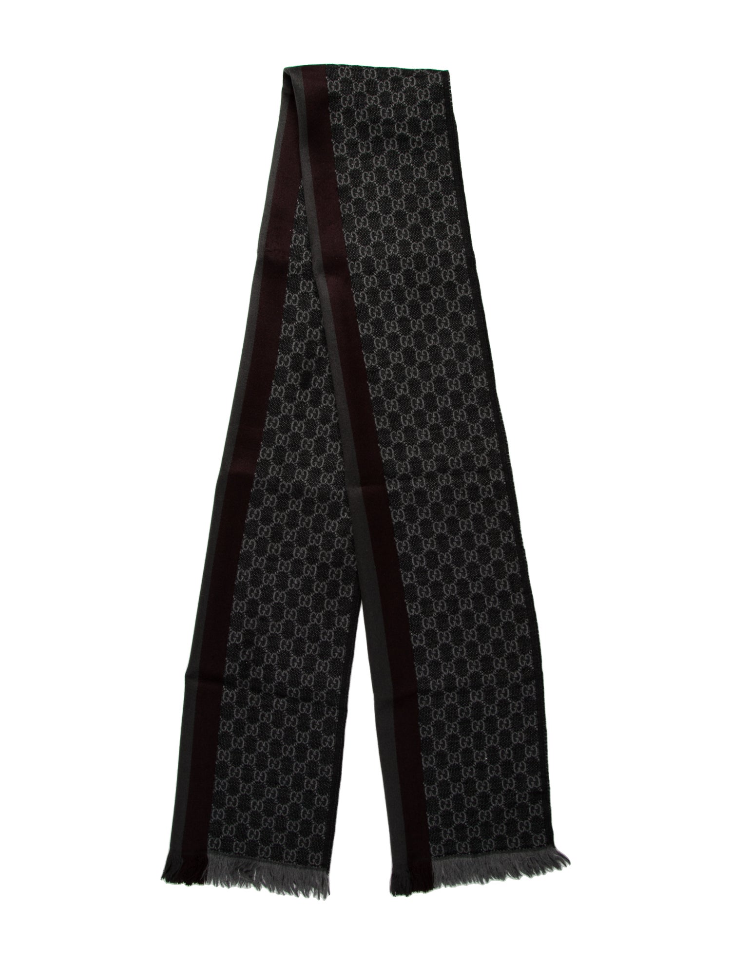 Gucci Wool GG Canvas Scarf