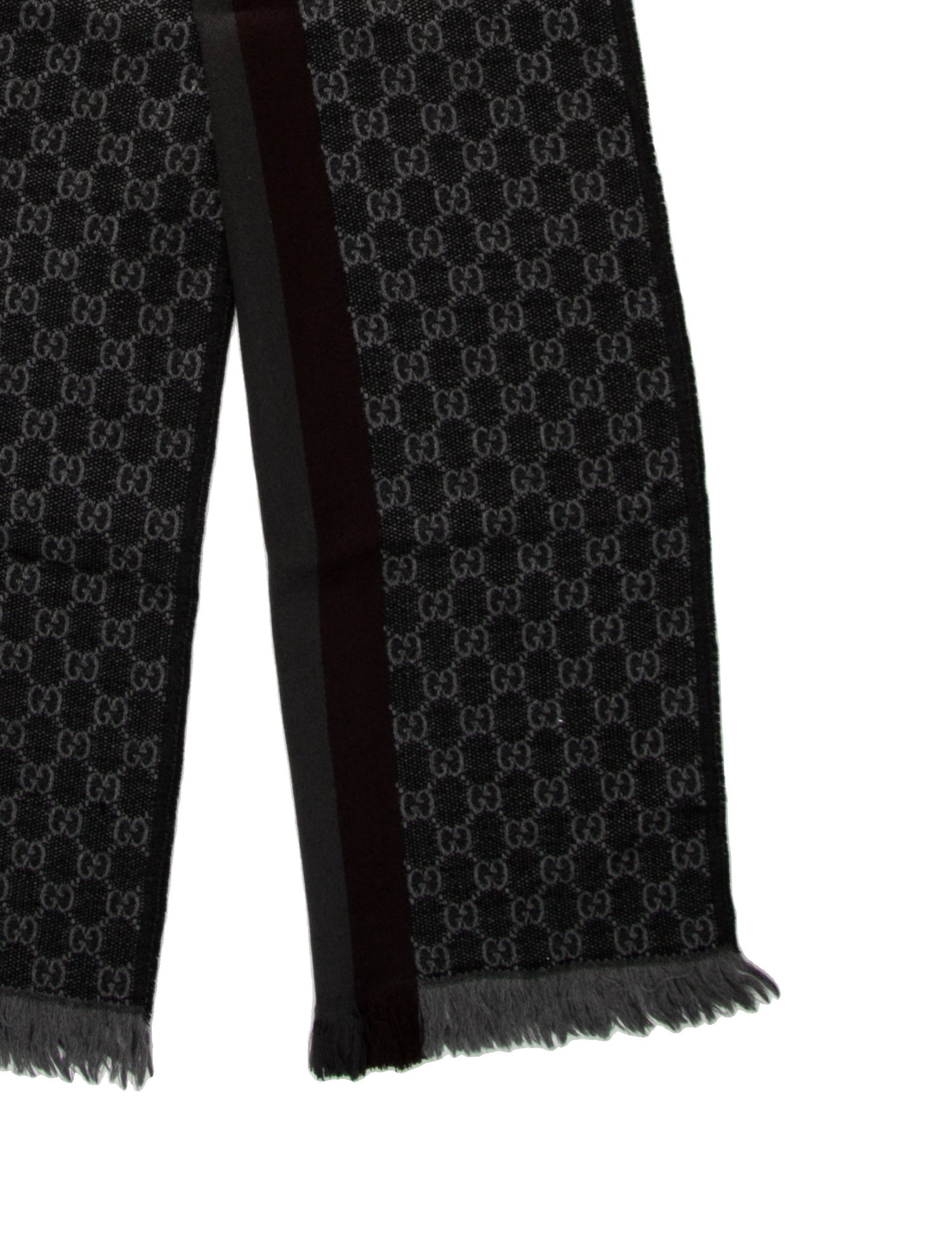 Gucci Wool GG Canvas Scarf