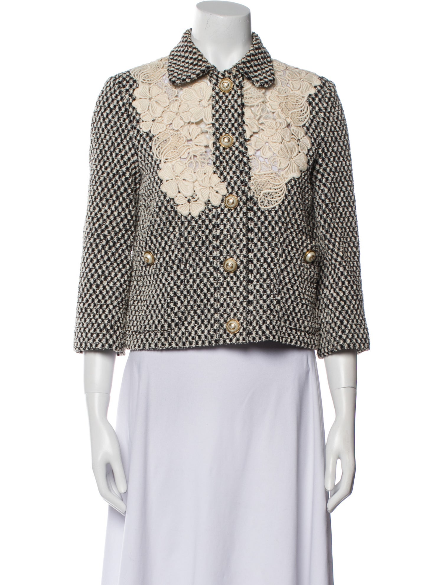 Gucci 2017 Printed Evening Jacket