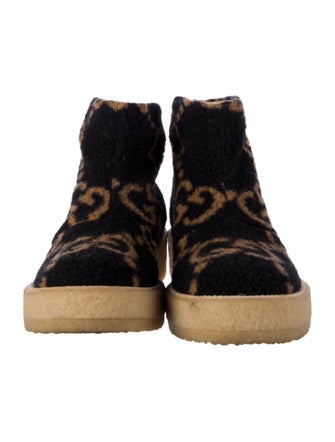 Gucci GG Signature Wool Boots