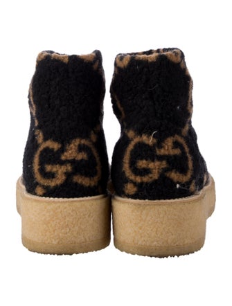 Gucci GG Signature Wool Boots