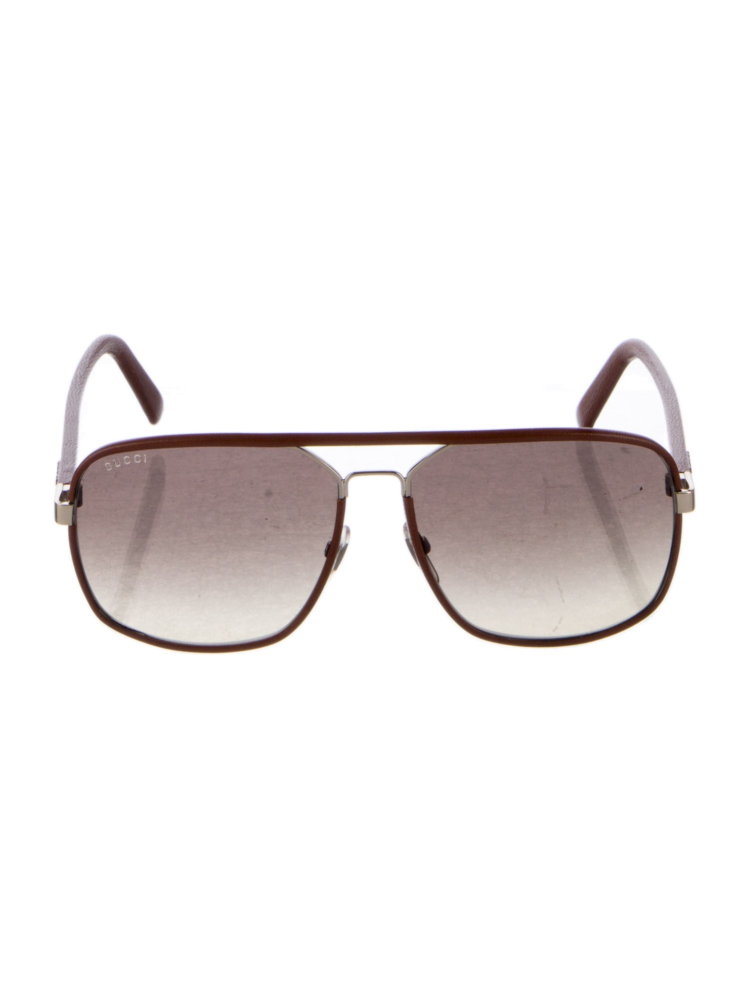 Gucci Web Accent Aviator Sunglasses