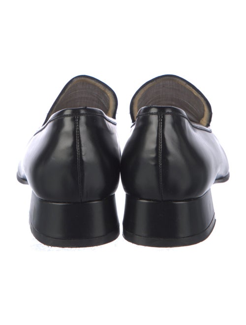 Gucci Leather Mesh Accents Loafers