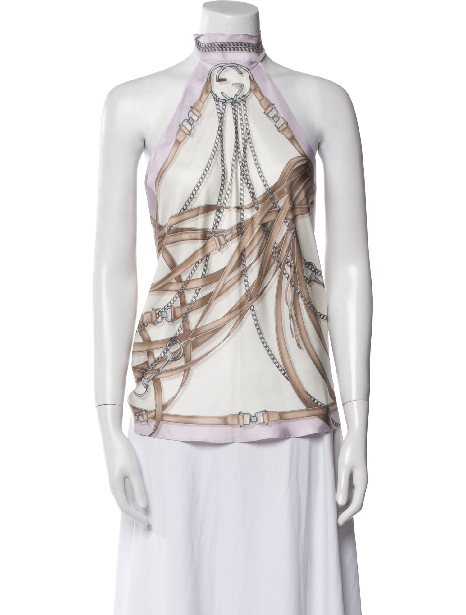 Gucci Silk Printed Blouse