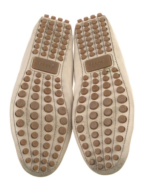Gucci Bamboo Accent Leather Loafers