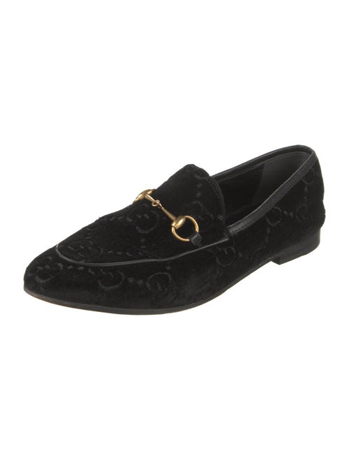 Gucci GG Logo Velvet Loafers