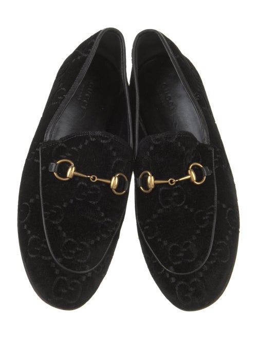Gucci GG Logo Velvet Loafers