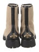 Gucci 1955 Horsebit Accent Shearling Combat Boots