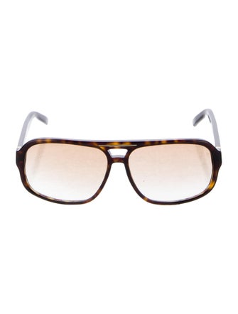 Gucci Sylvie Web Accent Oversize Sunglasses