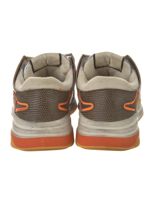 Gucci Leather Printed Athletic Sneakers