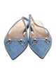 Gucci GG Canvas Canvas Slingback Flats