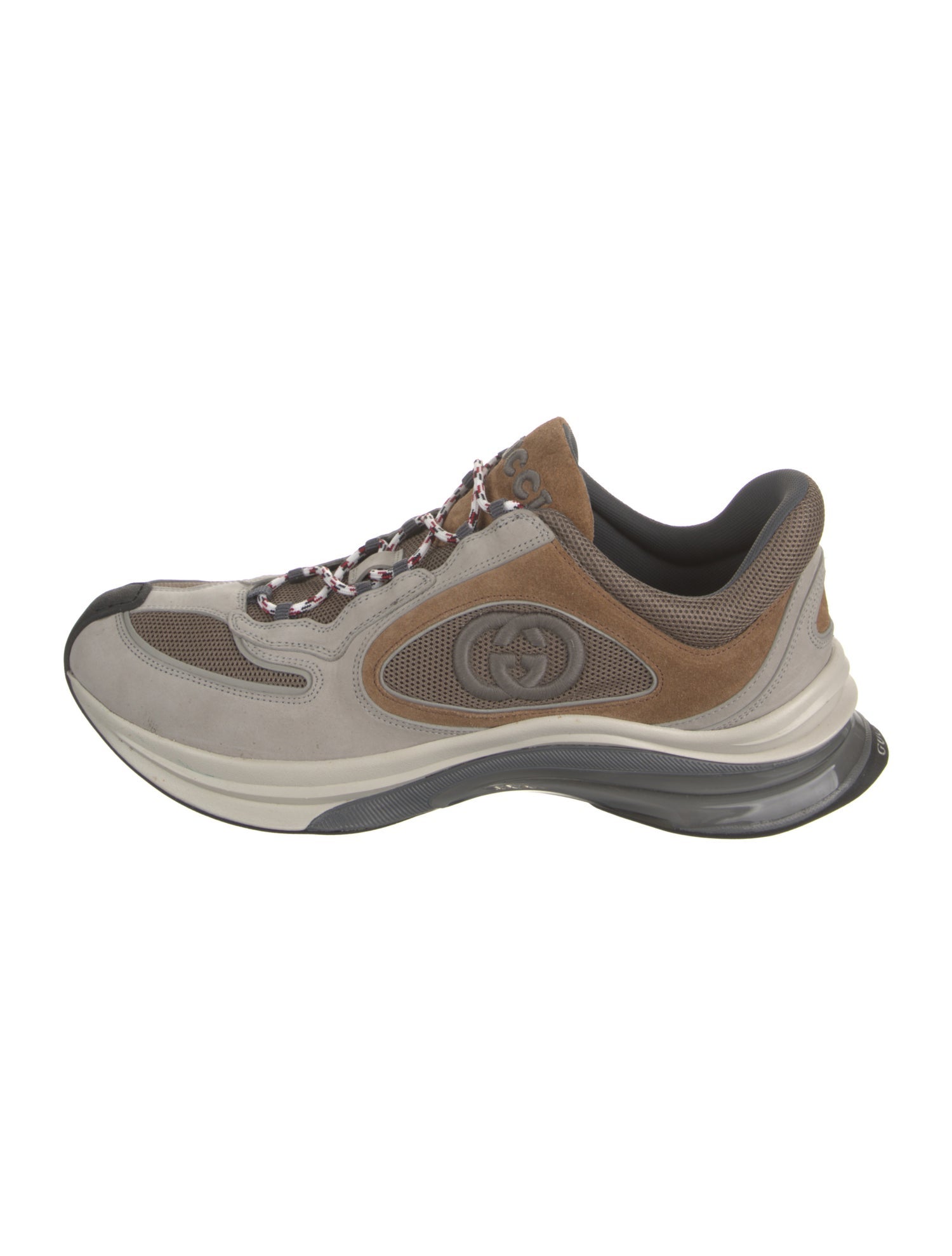 Gucci Interlocking G Logo Suede Athletic Sneakers