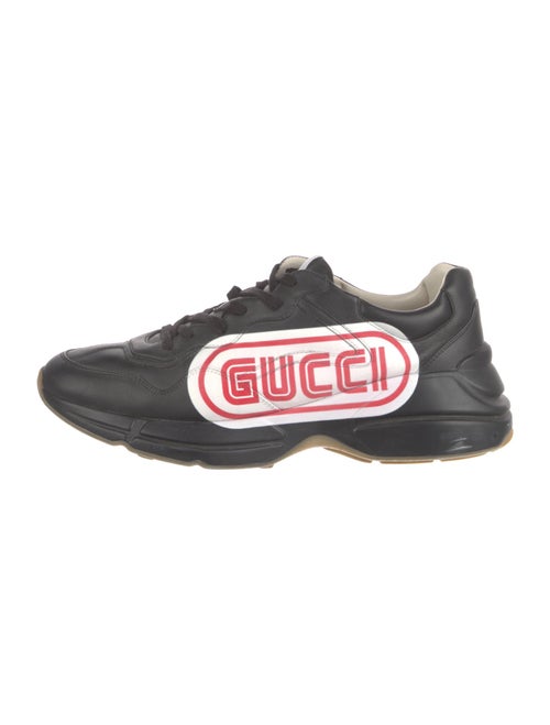 Gucci Leather Printed Sneakers