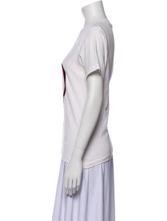 Gucci Graphic Print Crew Neck T-Shirt