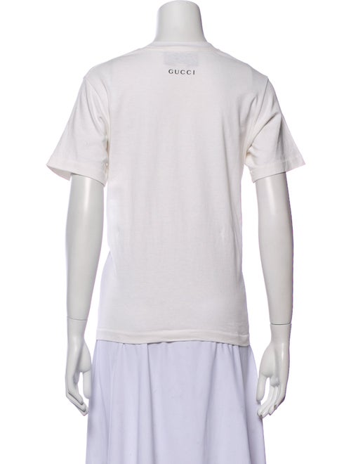 Gucci Graphic Print Crew Neck T-Shirt