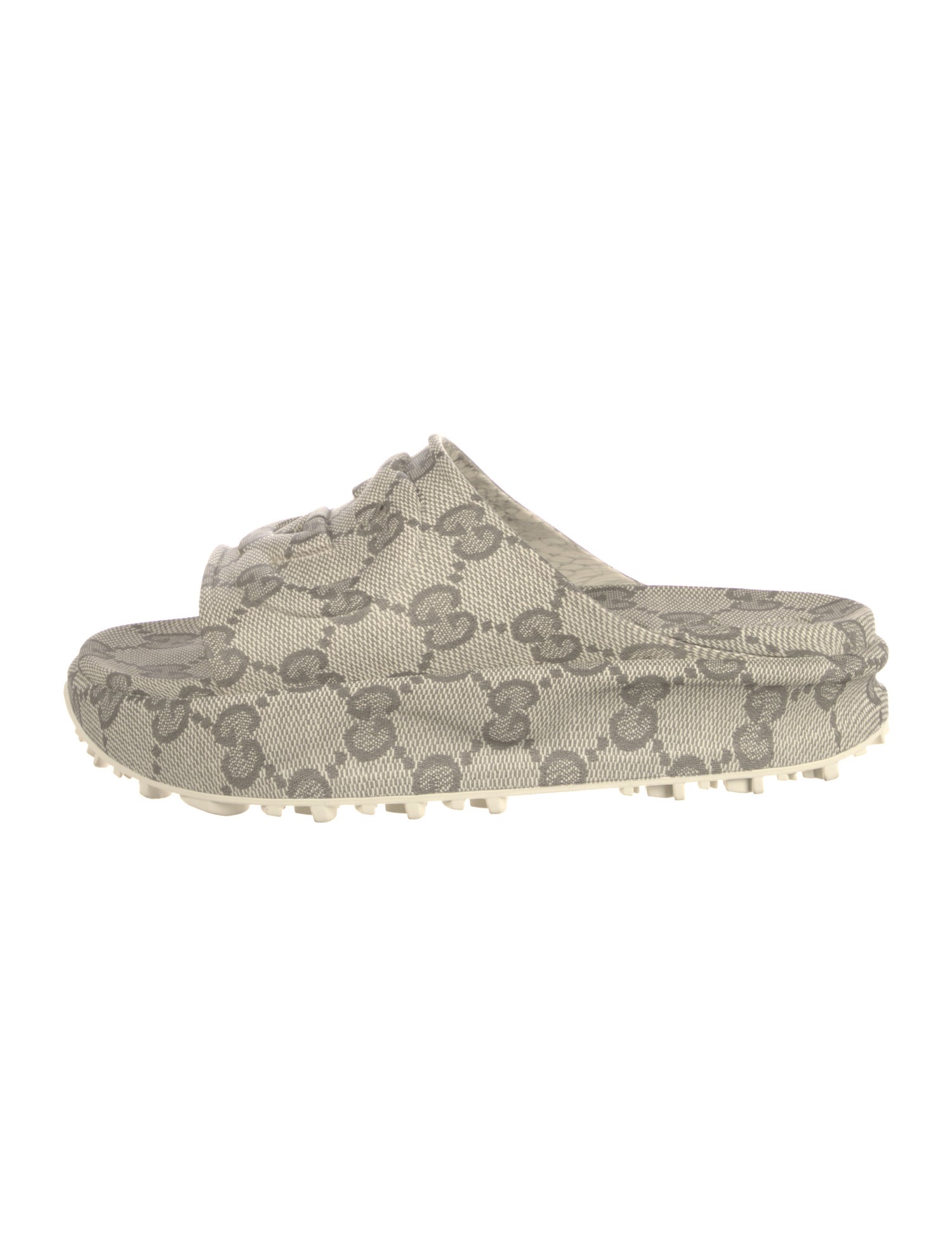 Gucci Interlocking G Logo Rubber Slides