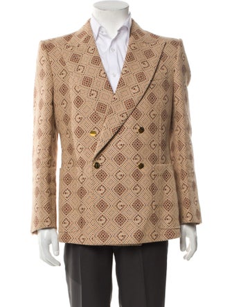 Gucci Polka Dot Print Blazer